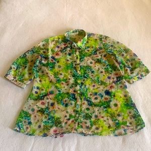 Love fire floral top for sale very cool for summer